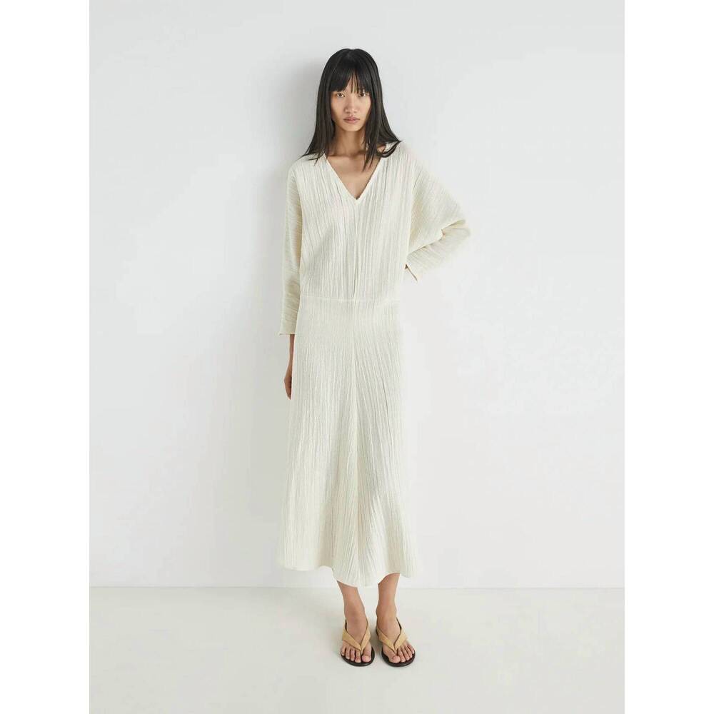 NEW MASSCOB arbor dress in alabaster